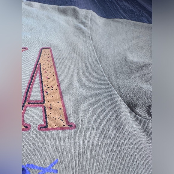 NIRVANA Short Sleeve Tee with Vintage Graphic SZ S Yellow Band Tee - Picture 8 of 9